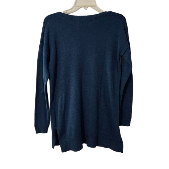 NWOT Old Navy Women's S Long sleeve Tunic Top Sweater Blue - Picture 9 of 16